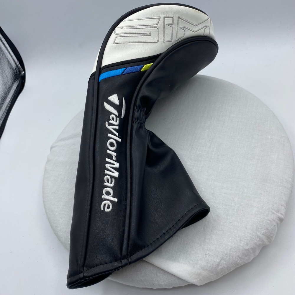 TaylorMade SIM2 Driver Headcover Black White Blue Golf Club Protector